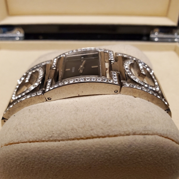 Guess Rhinestone Bangle Wristwatch - Picture 6 of 11